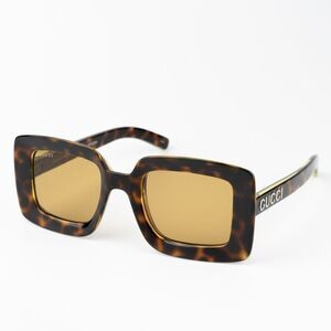 NEW Gucci GG1718S 002 Havana Brown Women Square Sunglasses GG 1718S
